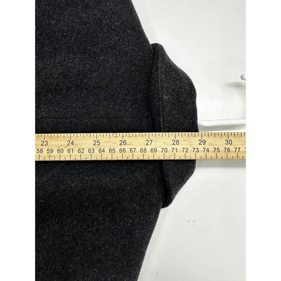 Harve Bernard Womens Jacket Blazer Size 10 Gray Wool Cashmere Single Button Up - Picture 10 of 11